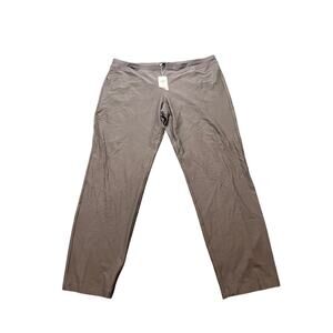 Eileen Fisher Washable Stretch‎ Crepe Pant Slim Ankle Size 1X NWT Cobblestone